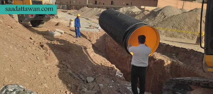 لوله کاروگیت در پروژه آب و فاضلاب