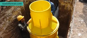 راه اندازی منهول پروژه آبفا