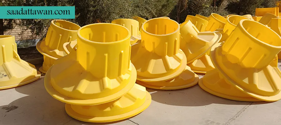 منهول پیش ساخته پلی اتیلن قطعه فوقانی 